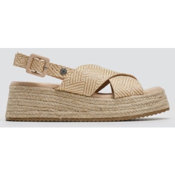 σανδάλια crossover από ψάθα refresh σε προσφορά