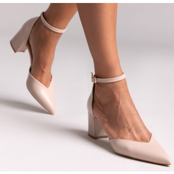 pointed pumps tfp side cut - nude σε προσφορά