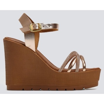 πλατφόρμες με στρας estil - χαλκός σε προσφορά