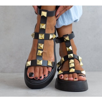 flatforms δερμάτινα iris με τρουκς 