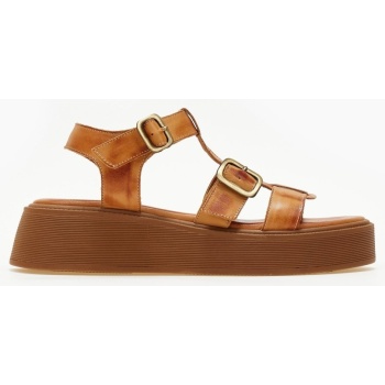 σανδάλια flatforms δερμάτινα gladiator