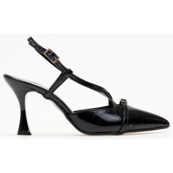 γόβες λουστρίνι slingback μυτερές tfp  σε προσφορά