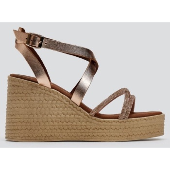 πλατφόρμες δερμάτινες με στρας estil  σε προσφορά