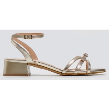 πέδιλα χαμηλά με λουράκια tfp - χρυσό σε προσφορά