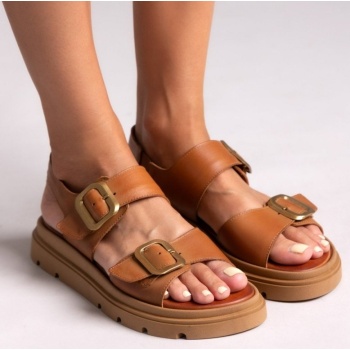 σανδάλια δερμάτινα με ματ τοκάδες tfp  σε προσφορά