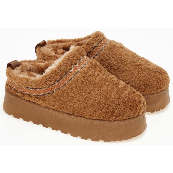 παντόφλες teddy με συνθετική γούνα  σε προσφορά