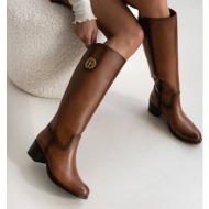  μπότες δερμάτινες ιππασίας ragazza - ταμπά