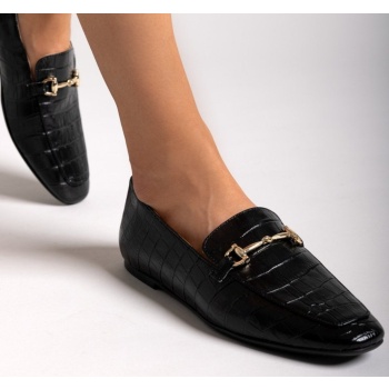 loafers με print tfp - μαύρο