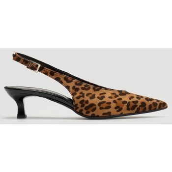 γόβες μυτερές slingback tfp - leopard σε προσφορά