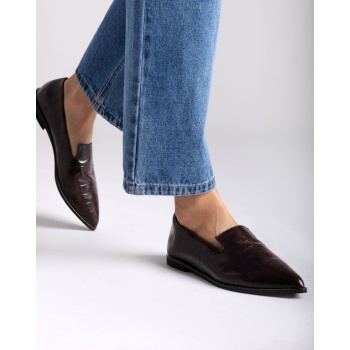 comfort loafers tfp - brown croc σε προσφορά