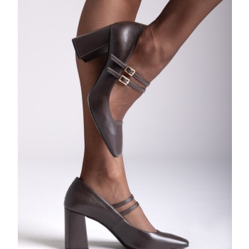 mary jane pumps tfp - dark brown matte σε προσφορά