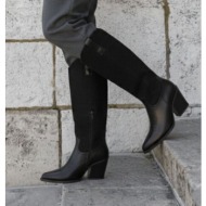  cowboy boots pointed toe - black matte