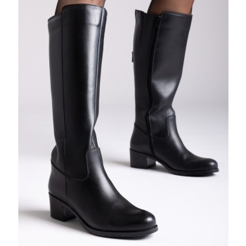 block heel boots ragazza 0621 - black σε προσφορά