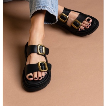 comfort leather sandals ragazza 01020 