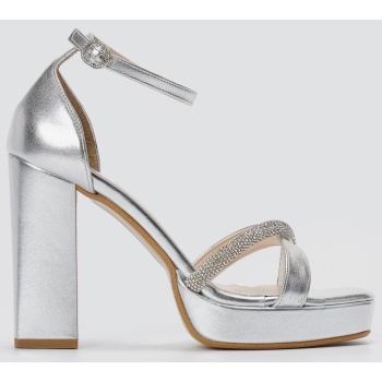tfp platform sandals - 4060 - silver