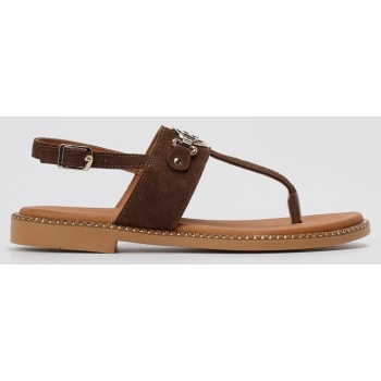 ragazza t-strap sandals - 01070 - brown