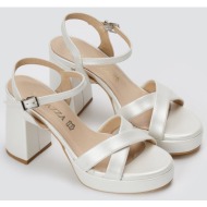  ragazza platform sandals - 038 - white pearl