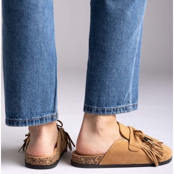 erynn comfort clogs - ls-617 - camel