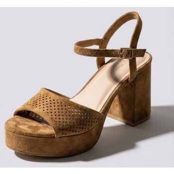 ideal shoes platform sandals block heel