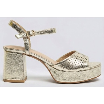 ideal shoes platform sandals block heel