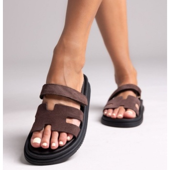 estil suede velcro sandals - 1811nk