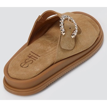 tfp buckle suede sandals comfort 