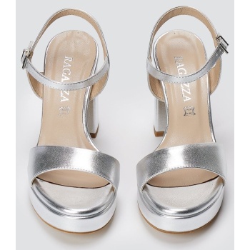 ragazza platform sandals - 034 - silver