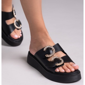 estil leather flatform sandals
