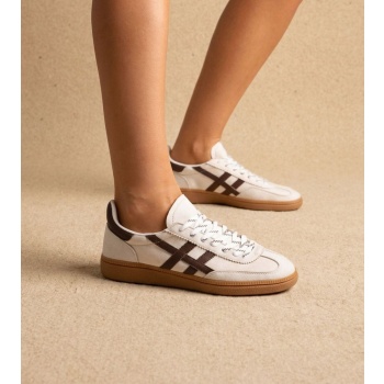 corina lace up sneakers - 6045 - beige σε προσφορά