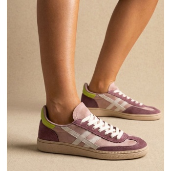 corina lace up sneakers - 6045 - lilac σε προσφορά