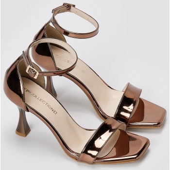 tfp stiletto sandals - 7722 - brown