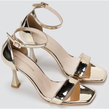 tfp stiletto sandals - 7722 - gold