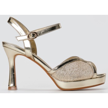 stephan platform slim heel sandals 