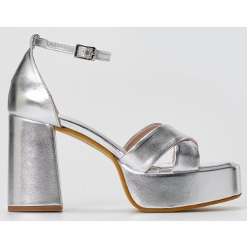 tfp platform sandals - 2410 - silver