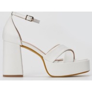  tfp platform sandals - 2410 - white matte