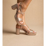  tfp platform sandals - 9541 - sand matte