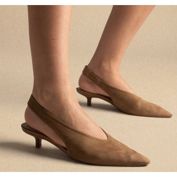 corina pointed toe slingback kitten