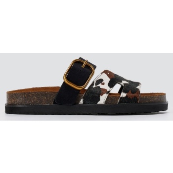 ateneo animal print sandals buckle