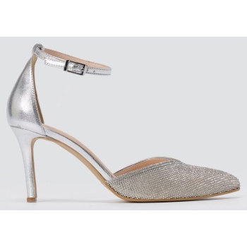 iris pointed ankle strap pumps