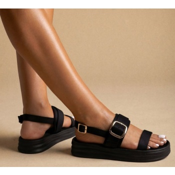 erynn satin flatform sandals buckle 