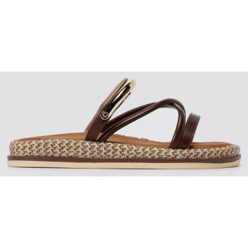 erynn flatform sandals metal detail 