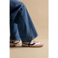  xti footwear sport ballet flats velcro strap - 145057 - white matte