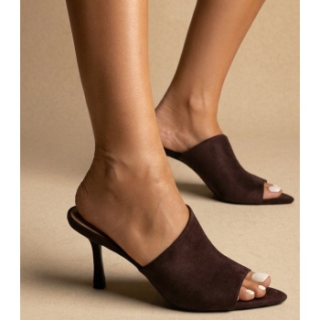 botegga 22 peep toe mules slim heel 