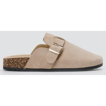erynn suede clogs - 903-630 - taupe