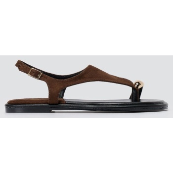 erynn toe ring sandals metal detail 
