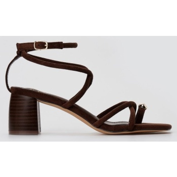 erynn toe ring sandals low block heel 