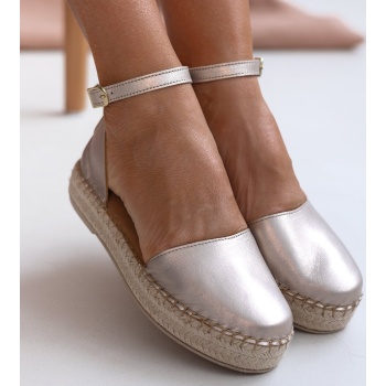 ragazza leather espadrilles with ankle
