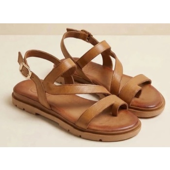 tfp leather sandals slanted strap - 611