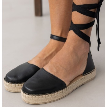 ragazza leather espadrilles with ankle