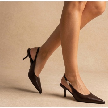 stephan slingback pumps kitten heel 